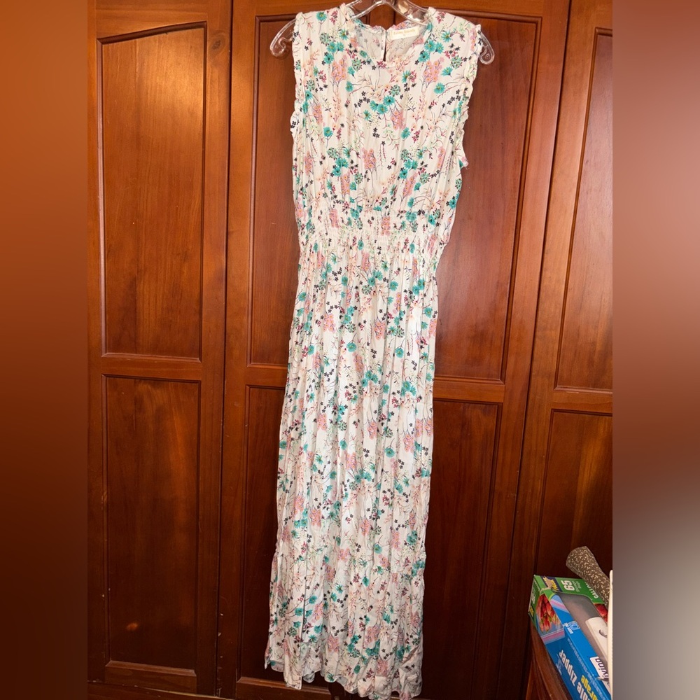 Elegant Floral Print Maxi Dress